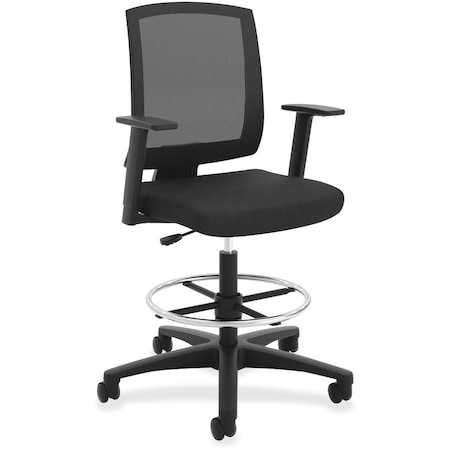 Hon Mesh Back Task Stool, 27"x27"x52", Black BSXVL515LH10